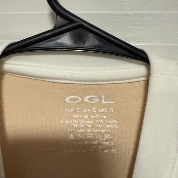 OGL White Long Sleeve Bodysuit - Picture 3 of 4